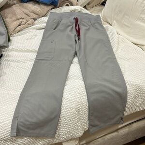 Grey figs scrub pants